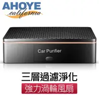 在飛比找PChome24h購物優惠-【AHOYE】HEPA強淨車用空氣清淨機