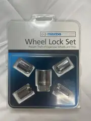 Mazda Alloy Wheel Lock Set OEM Genuine 0000-88-120D-BP