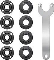 9pcs Grinder Flange Angle, 5/8 inch -11 Angle Grinder Adapter Angle Grinder Nuts Angle Grinder Spanner Angle Grinder Attachments Compatible with Dewalt Milwaukee Makita