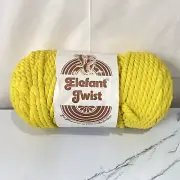 Vintage Elefant Textured Herculon Macrame Cord Yellow Olefin Fiber For Macrame