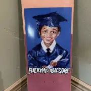 F*cking Awesome Skateboards Kevin Bradley Felt Class Photo 8.0" Deck Rare NOS FA