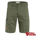 【FJALLRAVEN 北極狐】男 VIDDA PRO LITE SHORTS 彈性耐磨登山健行短褲.多口袋工作褲_86892-625 月桂綠