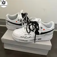 在飛比找蝦皮購物優惠-Nike Air Force 1 Low 經典 水墨 手繪塗