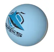 1314 CRONULLA SHARKS NRL TEAM COLOUR LOGO HIGH BOUNCE BALL HAND BALL