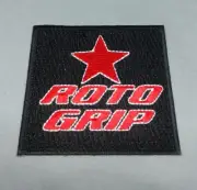 New Roto Grip Bowling Shirt Patch (Black Background With Red Letters)
