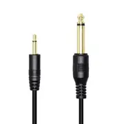 1/8" to 1/4" TS Cable 3.5mm Mono Male to 6.35mm Mono Male Audio Cable Speaker
