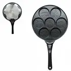 Black Smiley Versatile Non-Stick Frying Pan (27cm) - Induction Ready Skillet for
