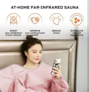 Gorapture Infrared Sauna Blanket Fast Sweating Body Shape Fitness Far Pink Color