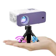 Mini Projector, 1080P Full HD WiFi Bluetooth Video Projector, Portable Outdoo...