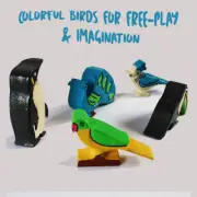 LivinParadise Bird Box – Birds with Flashcards (Age 1-5 Yrs)