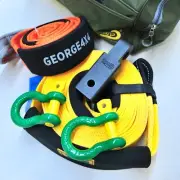 Recovery KIT: 11000Kg*9m Snatch Strap+ 2X4.7T Shackle +Alloy Hitch+Protector+Bag