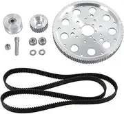 Fan Drive Belt Belt Drive Driving Sprocket Assembly for 66cc 80cc 2 Stroke Motorized Bike Gas Motor Bicycle T-Belt Type 5M-1350 Chain Tensioner