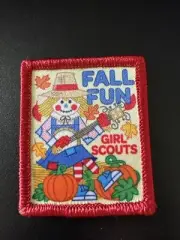 Girl Scouts Fall Fun Patch Scarecrow Pumpkins