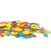Pattern Block Book Road Trip Game Jigsaw Shapes Travel Tangram Puzzle
