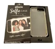 NEW Case Mate Allure Selfie Case LED Light iPhone 6/6S Plus 7 Plus Black Phone
