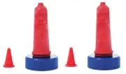 2 x Excal Calf Rearing TEATS suits Excal 2l Calf Bottle Feeders Poddy Cap Milker