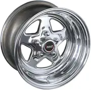Weld Racing Pro Star 15" x 8" Wheel Polished Finish 5 x 4.5" Bolt Circle with 4.