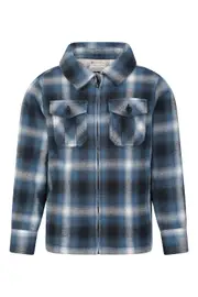 Stream Kids Borg Lined Zip Shacket