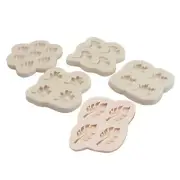 Ginkgos Bilobas Leaf Four-leaf Clover and Chocolate Decorative Cake Fondant Mold