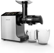 Masticating Juicer Machines Cold Press Easy Clean Brush Touch Screen Stainless