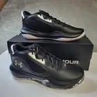 Under Armour UA Lockdown 6 Shoes Mens Sz 11.5 Sneakers Basketball Black NIB