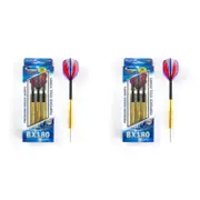2x 12pc Formula Sports BX180 Premium 22g Brass Darts Steel Tip