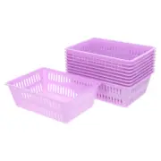 10 PCS Thickened Coin Basket Purple Containers Storage Baskets for Coins