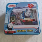 New Thomas & Friends “Quarry Time” 35 Piece Puzzle In Lunchbox NIP