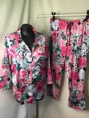AUTOGRAPH FLORAL PATTERN PAJAMA SET SIZE 22 COMFORTABLE ALL NEW STOCK