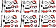 Bundle Tight Binding, Leather Handcuffs Set Lovely Toys for Couples Secret Bedroom Game, 13.6x9.6x5.8 cm; 200 Grams