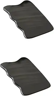 Healvian 2pcs Body Gua Sha Tool Gua Sha Tools Massaging Board Physical Equipment Face Scraping Plate Stone Multipurpose Tool Gua Sha Massage Tool Body Scraping Tools Horn for Square Trumpet