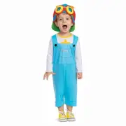 Disguise Cocomelon Tom Tom, Jumpsuit & Headpiece, Polyester, Infant 12-18 Months