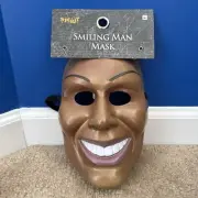 Spirit Halloween Smiling Man Mask New
