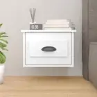 High Gloss Wall Floating Bedside Table Drawers Storage Side Cabinet Nightstand