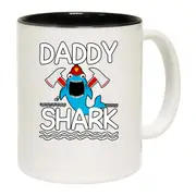 Daddy Shark Dad Father Firefighter Mug Cup