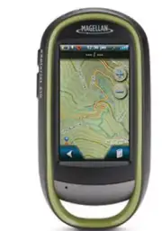 Magellan Explorist 610 GPS 3.2 MP Camera Barometric Altimeter 3" Touch Screen