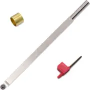 Asieg Tool Wood Turning Carbide Tipped Lathe Chisel with 8mm Round Insert Cutter