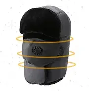 [DNCG] Mens Trapper Hat, Winter Trapper Hat for Men Women, Hunting Russian Hat Warm Winter Ushanka Hat with Ear Flaps/13
