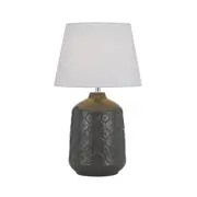 Baltimore Gloss Grey Ceramic Table Lamp