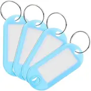 ANDRESLAD Pcs Luggage Tags Key Tags Ring Key Identifiers for Suitcases Drives Writeable Labels Abs Cover