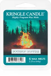 Kringle Candle Bourbon Bonfire Lamp Wax aromatica 64 g