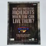 NFL Blitz 2001 Dreamcast N64 PS1 GameBoy Why Just Print Ad/Poster Official Promo