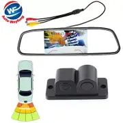 4.3"Car Reverse Rear View Mirror Display Monitor+Backup Camera & Radar Sensor