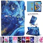 For Samsung Galaxy Tab A9 Plus A8 A7 Lite Tablet Painted Flip Leather Case Cover