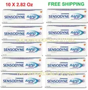 10 X Sensodyne Toothpaste Rapid Relief for Sensitive Teeth 80GM LOwEsT PRICE