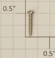American Flyer S-4N30 #2 x 1/2" Pan Head Slotted GP-7 Docksider Screws (7)