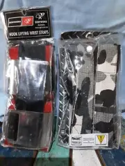 Bodyworx Hook Lifting Wrist Straps, Punch Dbl Loop Lift Strap RRP $52