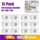 12X Dust Bag For Ecovacs Deebot T20 X1 Omni,X1 Plus/Pro,T10 Omni/Plus Robot