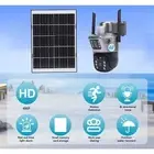 Security Camera With Solar Panel HD Double Lens Motion Detection 4G IP66 Wa