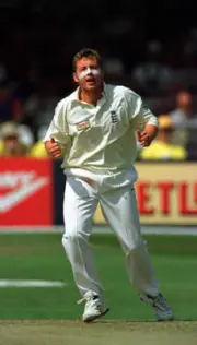 Robert Croft England Old Player Cricket Photo